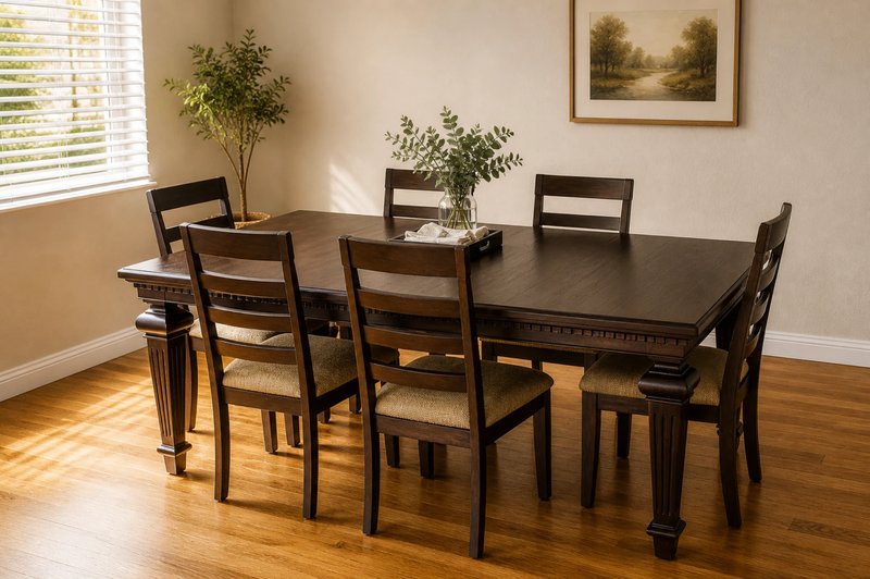 Dining room with chef-prepared meals at Elijah's House rehab in Pasadena, CA
